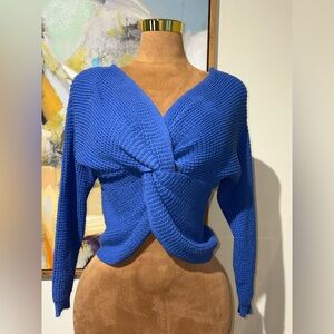 Moon & Madison Royal Blue Knit Top